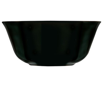 Bol multiusos modelo Carine de 12 centímetros, fabricado en vidrio de color negro LUMINARC. Bol multiusos modelo Carine de 12 centímetros, fabricado en vidrio de color negro LUMINARC.