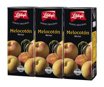 Néctar de melocotón LIBBY'S pack de 3 uds x 20 cl. 