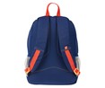 Mochila juvenil con doble compartimento y bolsillo portabotellas, color azul y blanco, Sport Style PRODUCTO ALCAMPO, 31x44x10cm.