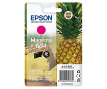 Cartucho de tinta EPSON 604 XP-2200/05, color magenta.