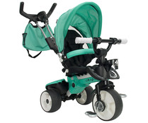 Triciclo evolutivo infantil City max, color verde, INJUSA. Triciclo evolutivo infantil City max, color verde, INJUSA.