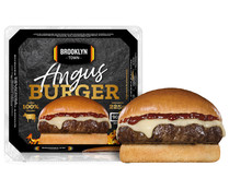 Hamburguesa (100% carne de vacuno) de Angus, lista para calentar y comer BROOKLYN TOWN 225 g.