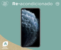 Smartphone 14,73 cm (5,8") iPhone 11 Pro silver (REACONDICIONADO), Chip A13 Bionic, 64GB, 12+12 Mpx, vídeo en 4K, iOS 15.