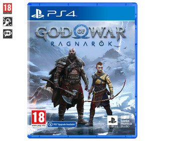God of War Ragnarök para Playstation 4. Género: acción. PEGI: +18.