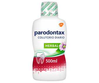 Enjuague bucal de uso diario con flúor, sin alcohol y con sabor agradable sabor herbal PARODONTAX 500 ml. Enjuague bucal de uso diario con flúor, sin alcohol y con sabor agradable sabor herbal PARODONTAX 500 ml.