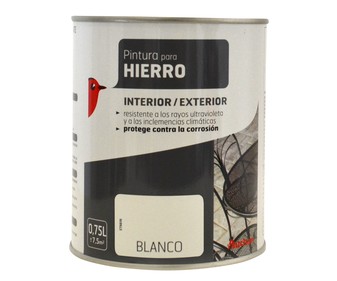 Esmalte antióxido de color blanco 0.75 litros Esmalte antióxido de color blanco 0.75 litros