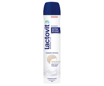 Desodorante en spray para mujer sin acohol LACTOVIT Original 200 ml.