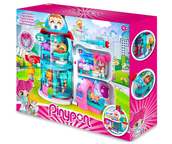 Escenario de juego Socorro Hospital con 1 figura y 20 accesorios, PINYPON. Escenario de juego Socorro Hospital con 1 figura y 20 accesorios, PINYPON.