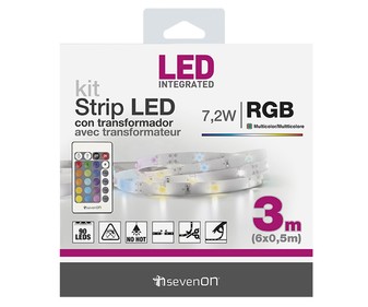 Tira led multicolor 3 metros Tira led multicolor 3 metros