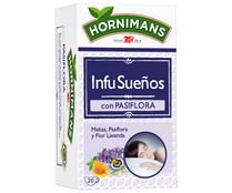 Infusión de plantas aromatizadas (ayuda natural para un buen descanso) HORNIMANS 20 uds. 30 g.