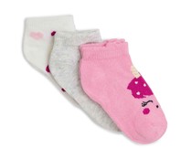 Lote de 3 pares de calcetines para bebé IN EXTENSO, talla 18/20.
