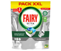 Detergente para lavavajillas a máquina FAIRY Ultra 53 lavados, 790 g.