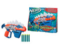 Lanzador Stego-Smash con 5 dardos incluidos, Dinosquad NERF.