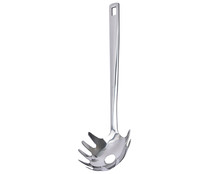 Cuchara especial para servir spaguetti fabricada en acero inoxidable, ACTUEL.