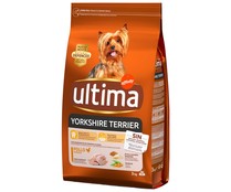 Comida para perro de raza Yorkshire a base de pollo, arroz y cereales  ULTIMA YORKSHIRE TERRIER Affinity 3 kg