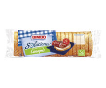 Pan de molde canapés BIMBO 36 uds. 250 g.