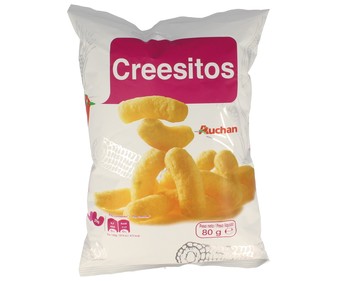 Snack de gusanos de maíz bolsa de 80 gramos Snack de gusanos de maíz bolsa de 80 gramos