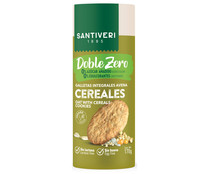 Galletas integrales con cereales SANTIVERI Doble Zero 170 g.