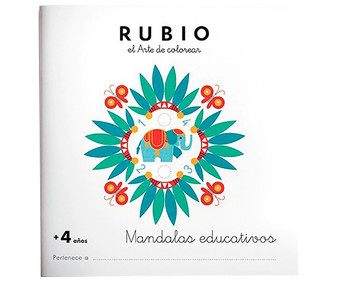 El arte de colorear: Mandalas educativos 4 años, VV. AA. Género: actividades, colorear. Editorial Rubio. El arte de colorear: Mandalas educativos 4 años, VV. AA. Género: actividades, colorear. Editorial Rubio.