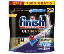 Detergente lavavajillas máquina regular FINISH QUANTUM ULTIMATE 35 uds. 451,5 g.