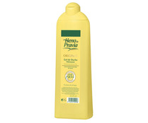 Gel de baño o ducha hidratante con extracto de hoja de olivo HENO DE PRAVIA Original 750 ml.