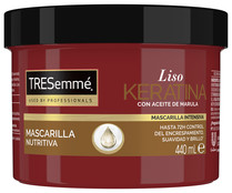Mascarilla nutritiva intensiva para cabellos encrespados y sin brillo TRESEMMÉ Liso keratina 440 ml