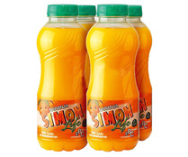 Refresco zumo sabor naranja SIMON LIFE pack de 4 uds x 330 ml.