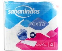 Protector absorbente (mantienen la piel alejada de la humedad ) SABANINDAS 20 uds.
