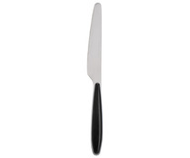 Cuchillo de mesa con mango color negro modelo black look, QUID. Cuchillo de mesa con mango color negro modelo black look, QUID.