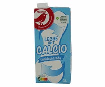Leche semidesnatada de vaca, enriquecida con calcio PRODUCTO ALCAMPO 1 l.