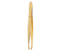 Pinza dorada de 7,8 cm con punta cangrejo BETER.
