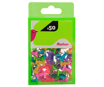 Caja de 50 alfileres señalizadores para pizarras de corcho y flexibles PRODUCTO ALCAMPO.