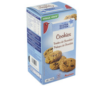 Cookies trocitos de chocolate sin gluten PRODUCTO ALCAMPO 150 g. Cookies trocitos de chocolate sin gluten PRODUCTO ALCAMPO 150 g.