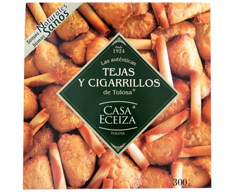 Tejas y cigarrillos 300 gramos Tejas y cigarrillos 300 gramos
