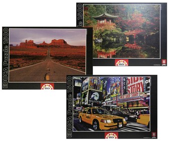 Puzzles de 1500 Piezas EDUCA. Puzzles de 1500 Piezas EDUCA.