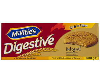 Galletas integrales digestive McVITIÉS 400 gr, Galletas integrales digestive McVITIÉS 400 gr,