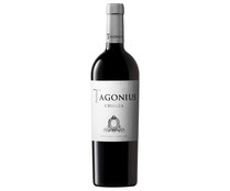 Vino tinto crianza con denonimación de origen vinos de Madrid TAGONIUS botella de 75 cl.