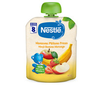 Bolsita de fruta (manzana, plátano y fresa) a partir de 8 meses NESTLÉ 90 g.