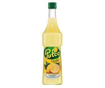 Bebida refrescante de limón PULCO botella de 70 centilitros Bebida refrescante de limón PULCO botella de 70 centilitros
