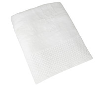 Toalla de ducha 100% algodón, 500g/m² de densidad, color blanco, ACTUEL. Toalla de ducha 100% algodón, 500g/m² de densidad, color blanco, ACTUEL.
