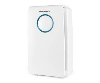 Purificador de aire ORBEGOZO PU1000, 3 velocidades, flujo de aire 188m3/h, filtro Hepa y carbón.