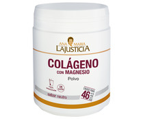 Colágeno con magensio en polvo, de fácil disolución y sabor neutro ANA MARIA LAJUSTICIA 350 g.