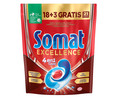 Detergente en cápsulas para lavavajillas SOMAT EXCELLENCE 18 + 3 uds x 17,3 g. 