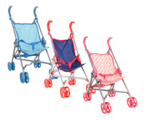 Silla paraguas de paeso plegable para muñecos bebé, ONE TWO FUN ALCAMPO.
