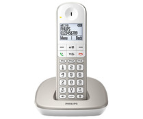 Teléfono inalámbrico PHILIPS XL4901S, pantalla retroiluminada, manos libres, identificación de llamada.