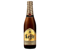 Cerveza rubia tipo abadía Belga LEFFE BLOND botella 33 cl.