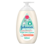 Loción hidratante (24 horas) para cara y cuerpo JOHNSON´S Cottontouch 500 ml.