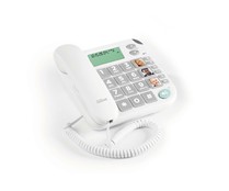 Teléfono fácil de utilizar QILIVE Q.4176, 3 teclas-fotos, identificador de llamadas, altavoz.