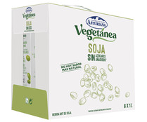 Bebida de soja sin azúcares añadidos CENTRAL LECHERA ASTURIANA Vegetánea 6 x 1 l.