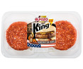 Bandeja con burger meat mixta (vacuno - cerdo) con un toque de american bbq EL POZO King 2 x 120 g.